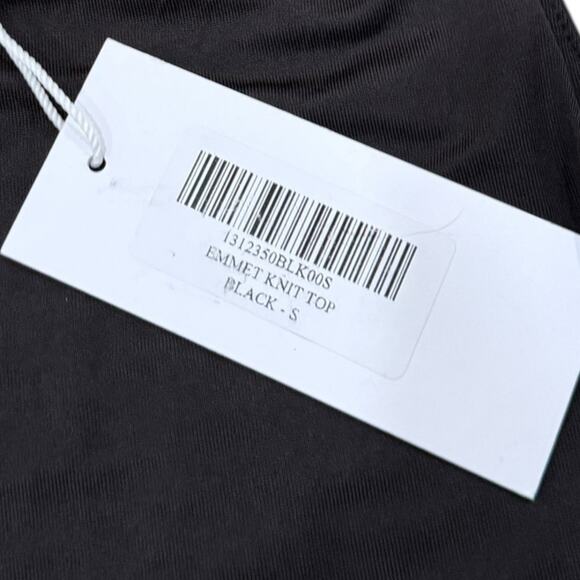 NWT Reformation Emmett Knit Top In Black - Picture 7 of 7